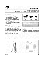 DataSheet M74HCT541 pdf